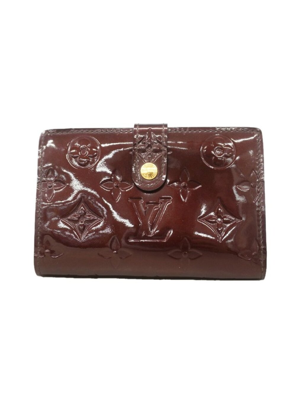 Louis Vuitton Wallet Vernis Portefeuille Viennois Amarante